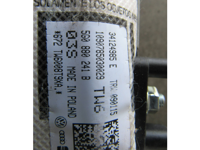 Подушка безопасности в сиденье 34124985E, 5G0880241B   Volkswagen Golf VII