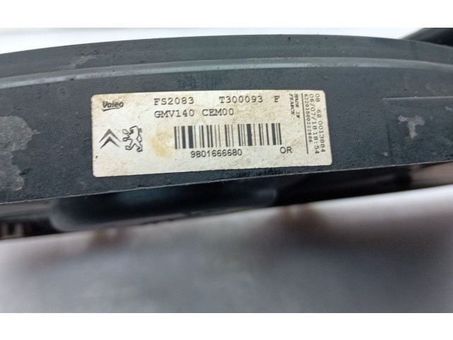 Вентилятор радиатора 9801666680 Peugeot 2008 I