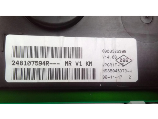 Панель приборов 248103900R Dacia Dokker