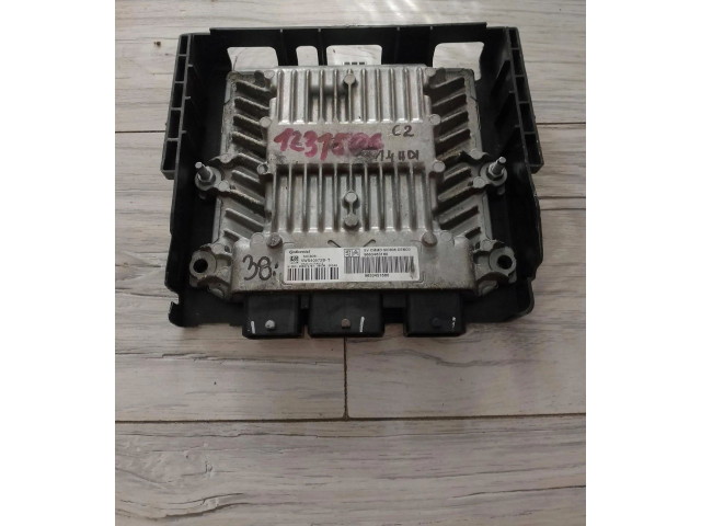 Блок управления двигателем ECU 9663483180   Citroen C2