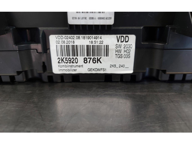 Přístrojová deska  Volkswagen Caddy  2K5920876K  