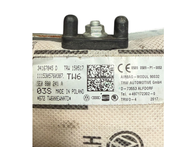 Подушка безопасности в сиденье 5E0880241A, 34167845D Skoda Octavia Mk3 (5E)