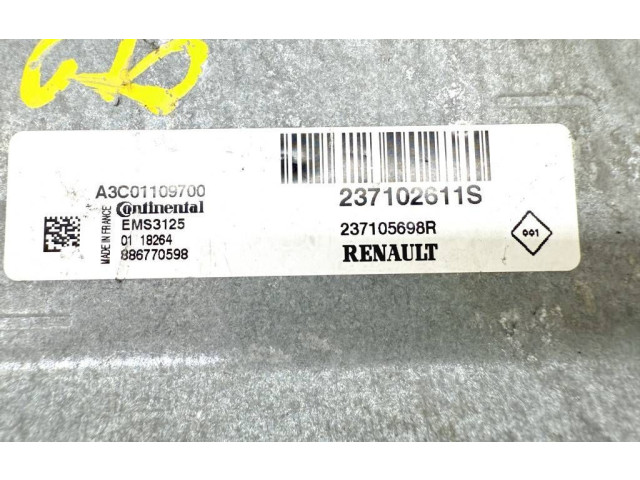 Блок управления двигателем Блок управления A3C01109700, 237102611S   Dacia Lodgy
