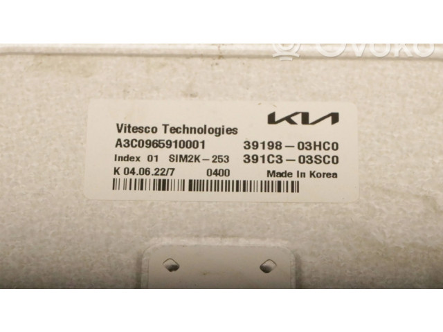 Блок управления двигателя 39198-03HCO, 391C3-03SC0   KIA Ceed