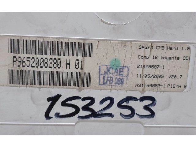 Панель приборов P9645994280B   Citroen C3 Pluriel       