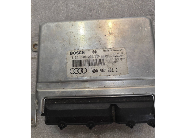 Блок управления двигателя 0261204235, 4D0907551C Audi A8 S8 D2 4D