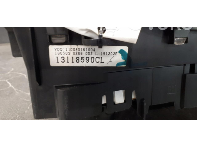 Панель приборов 13118590cl Opel Meriva A