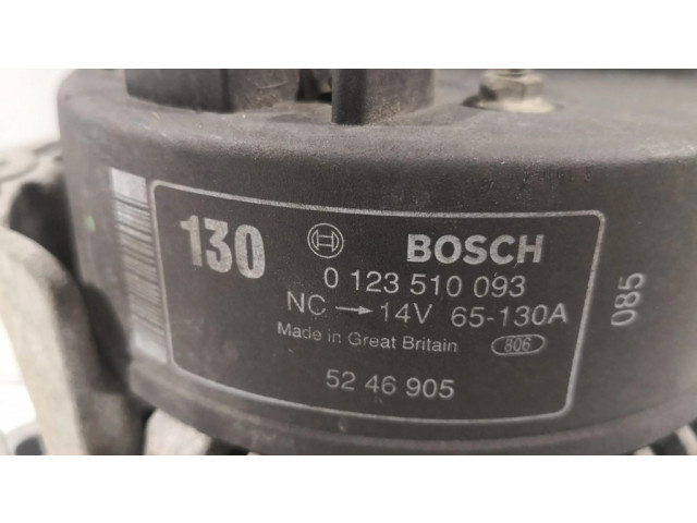 Генератор 0123510093, 5246905   Opel Vectra B 2.0     