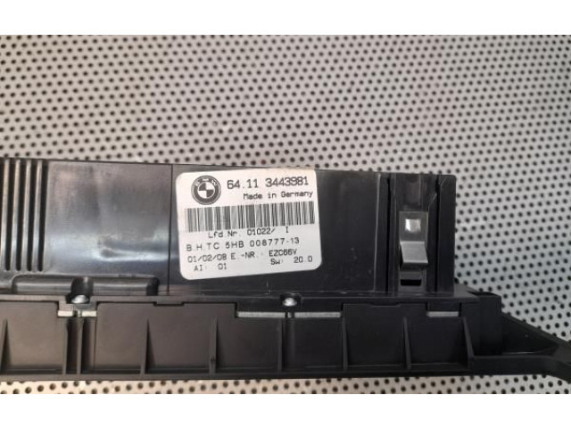 Блок управления климат-контролем 3443981 BMW X3 E83