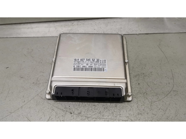 Řídící jednotka A0275455232, 0281001990 Mercedes-Benz A W168 2001