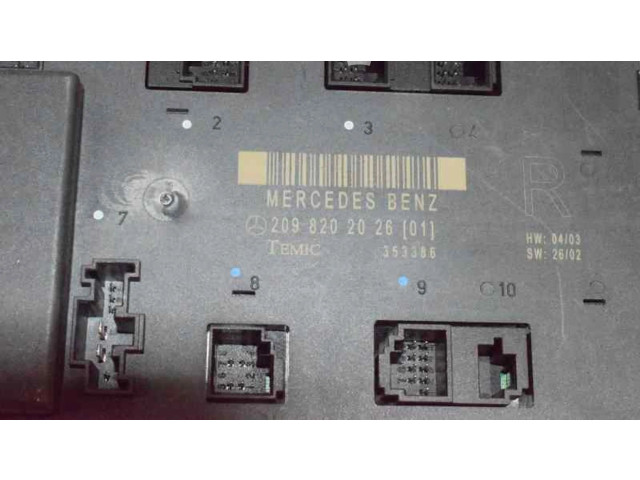 Přístrojová deska Mercedes-Benz CLK A209 C209 2004 A2098202026