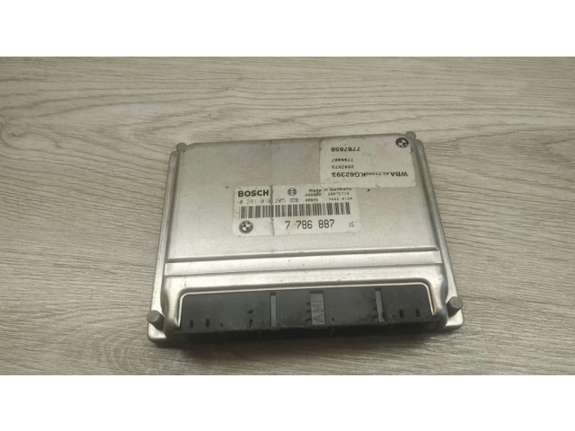 Řídící jednotka 0281010205, 7786887 BMW 3 E46 1999