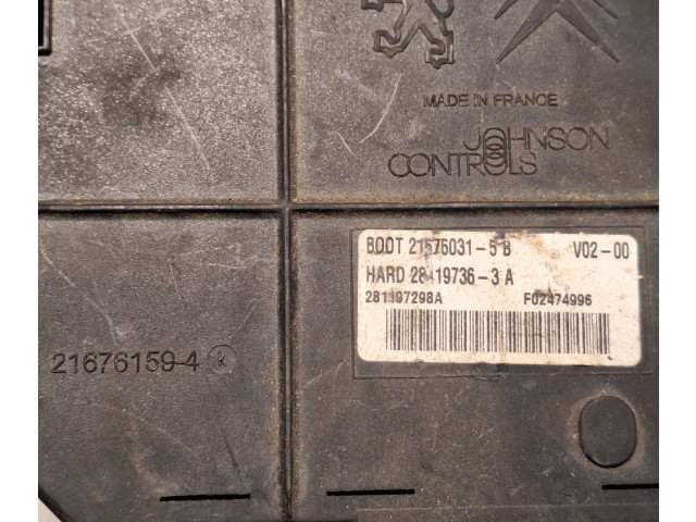 Блок комфорта 9663510280, 281197298A Citroen C5