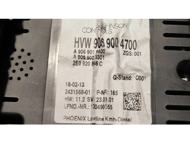 Přístrojová deska  Volkswagen Crafter 2012 9069002700, A9069015000  