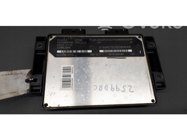 Блок комфорта 9650360480 Citroen Berlingo