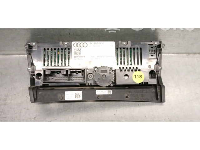 Блок управления климат-контролем 8K1820043T, 8K1820043AJ   Audi A4 Allroad
