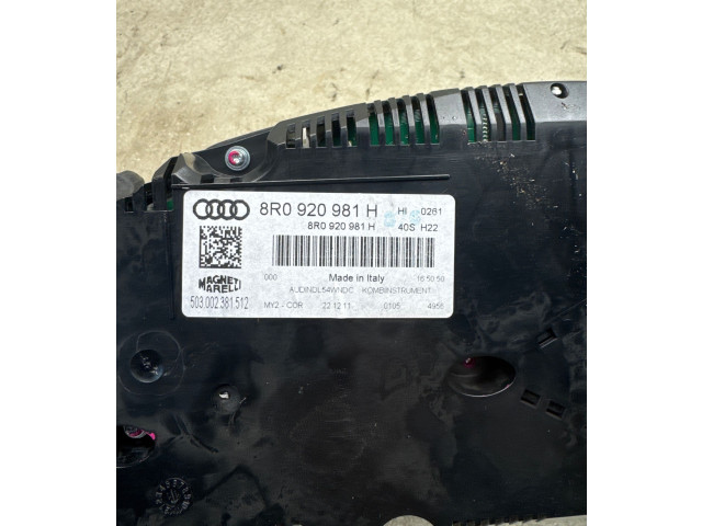 Панель приборов 8R0920981H, 503002381512 Audi Q5 SQ5