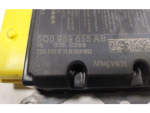Блок подушек безопасности 5Q0959655ABZ00, 5Q0959655   Audi A3 S3 8V