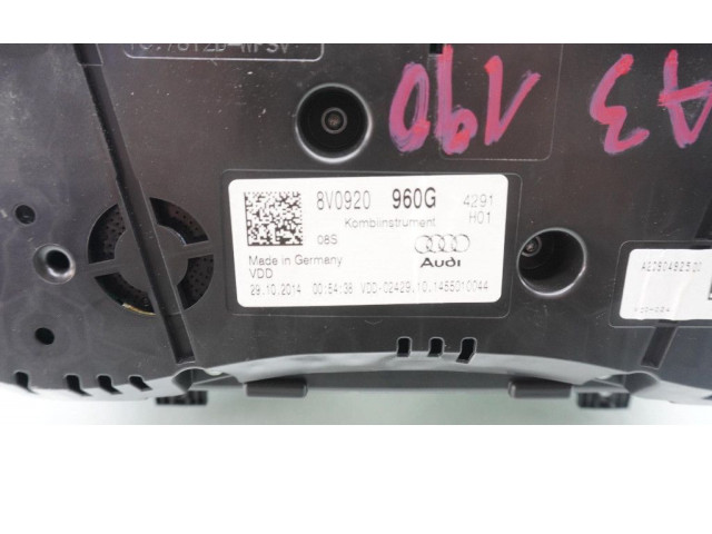 Панель приборов    Audi A3 S3 8V       