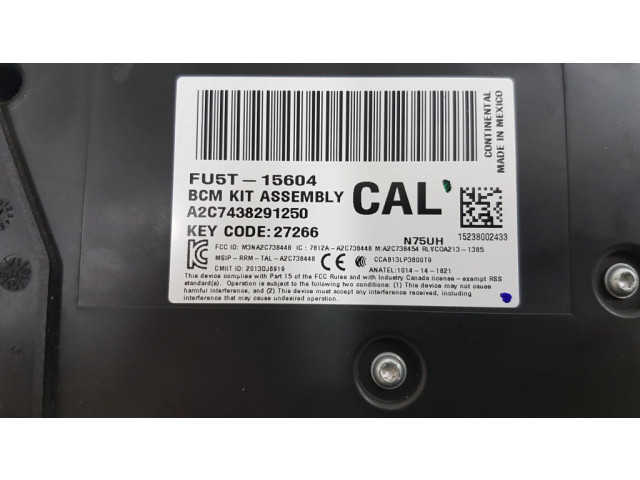 Pojistková skříňka Řídící jednotka BSM FU5T15604CAL, FU5T15604 Ford Edge II 2015