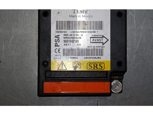 Блок подушек безопасности 9651942180 Citroen C2