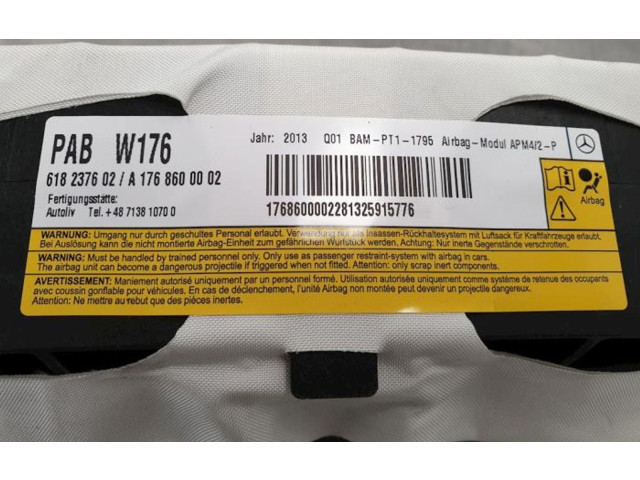 Надувная подушка для пассажира A1768600002   Mercedes-Benz A W176
