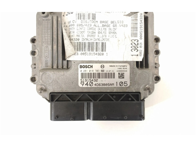 Řídící jednotka 51915432, 0281018703 Alfa Romeo Giulietta 2016