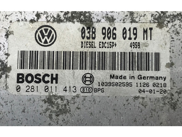 Řídící jednotka 038906019MT, 1039S02595 Volkswagen New Beetle 2004