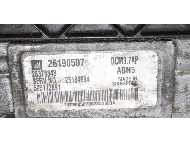 Řídící jednotka 25190507, 28376848 Chevrolet Captiva 2015