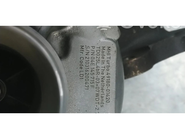 Турбина Нагнетатель Audi A3 S3 8V  04E145715F, 04E145715B   для двигателя CZEA      