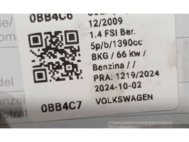 Генератор 036903024H, 036903024H Volkswagen Caddy