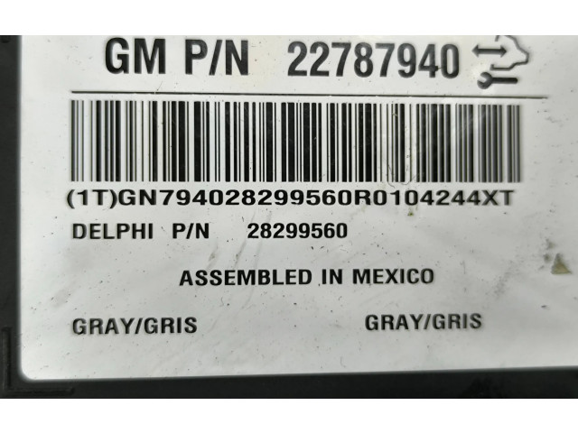 Блок комфорта 22787940, 28299560 Chevrolet Captiva