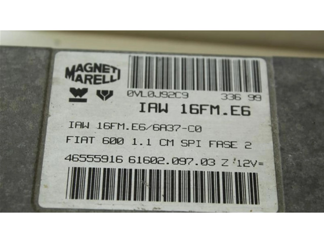 Řídící jednotka IAW16FME6 Fiat Seicento/600 1998