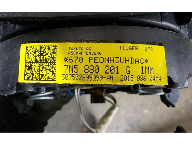 Подушка безопасности водителя 7N5880201P1MM, 7N5880201G   Seat Alhambra (Mk2)