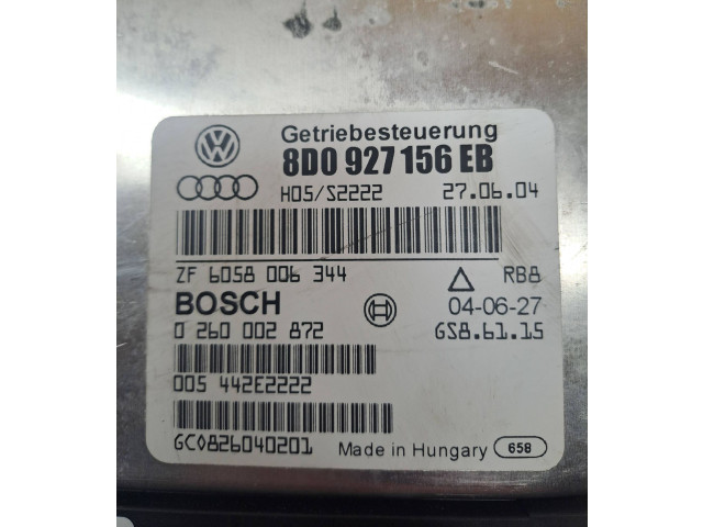 Блок управления коробкой передач 8D0927156EB, 6058006344   Skoda Superb B5 (3U)