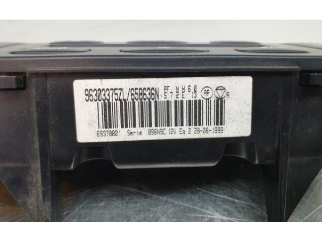 Блок управления климат-контролем 96303375ZL658636N, 96416248ZL665422Q Peugeot 406