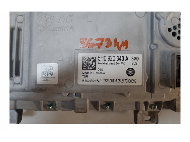 Панель приборов 5H0920340A Volkswagen Golf VIII