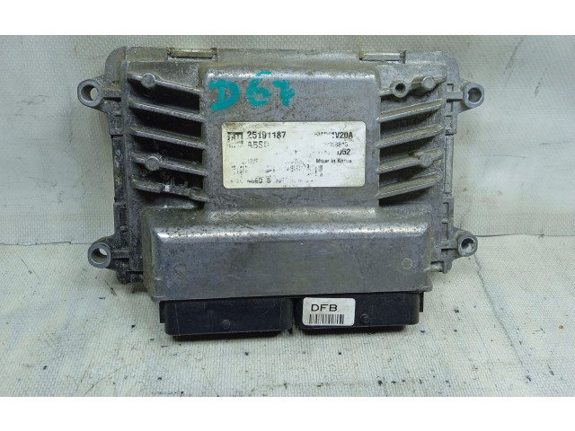 Блок управления двигателя 25191187, 25191187   Chevrolet Spark