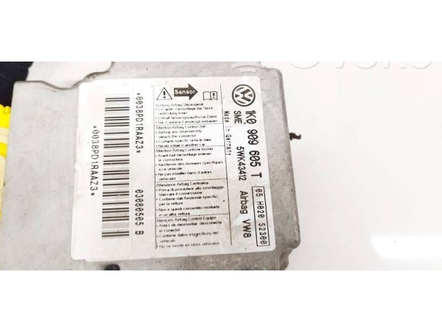 Блок подушек безопасности 1K0909605T, 5WK43412 Volkswagen Golf Plus