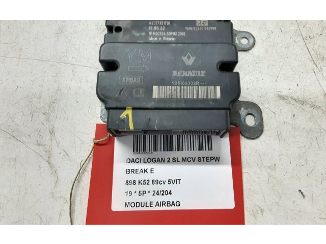 Блок подушек безопасности 985106332R, 985106332R Dacia Logan II