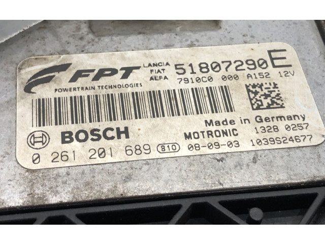 Блок управления двигателем Блок управления Fiat Linea