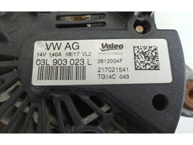 Генератор 03L903023L Volkswagen Caddy