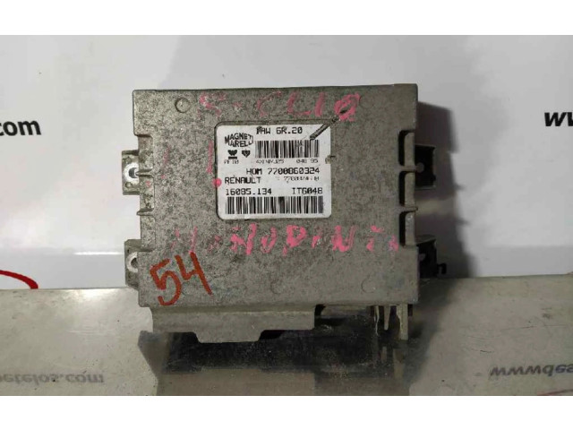 Блок управления двигателем Блок управления 7700860324   Renault Clio I