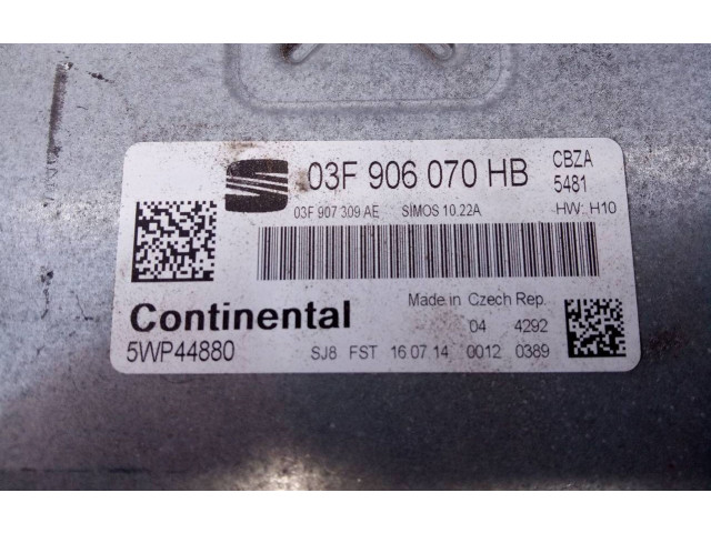 Řídící jednotka 03F906070HB, 5WP44880 Seat Toledo IV (NH) 2012