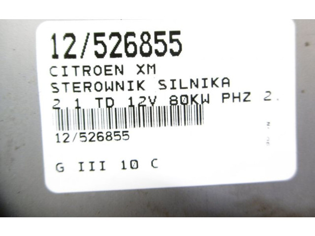 Блок управления двигателем Блок управления 9631445980, 9631445980   Citroen XM