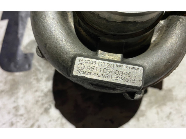 Turbodmychadlo Турбина a6110960099, 6110960099   Mercedes-Benz Vito Viano W638 2.2  