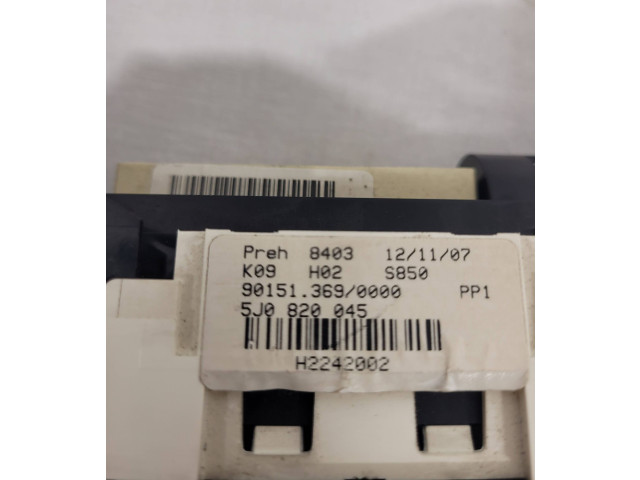 Блок управления климат-контролем 5J0820045, 901513690000 Skoda Fabia Mk2 (5J)