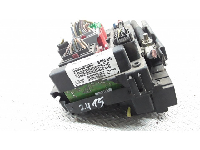 Блок предохранителей 9650663880 Citroen C8