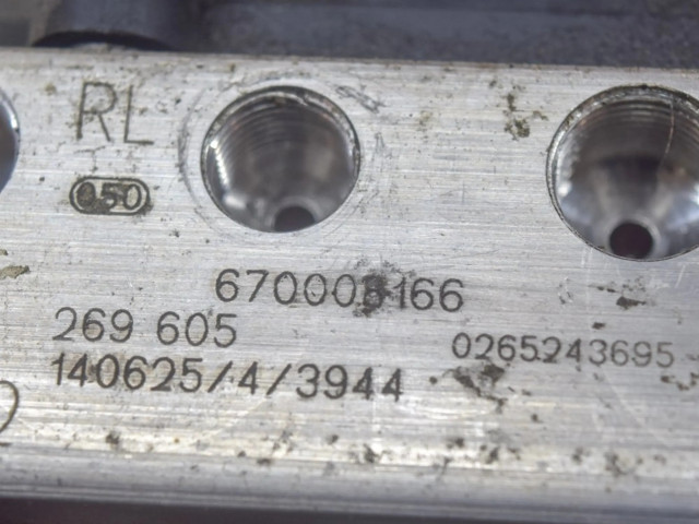 Блок АБС 0265956101, 670008166 Maserati Ghibli 2013- года