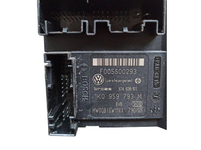 Передний двигатель механизма для подъема окон Volkswagen Jetta V 2005 - 2010 года 1K5837401AJ, 1K0959793M